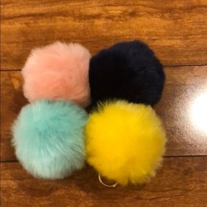 Pom Pom Keychains